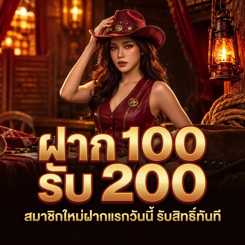 ฝาก 100 รับ 200